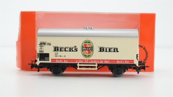Primex H0 4548 Bierwagen BECKs BIER (Kühlwagen)  Ichqrs 377 der DB