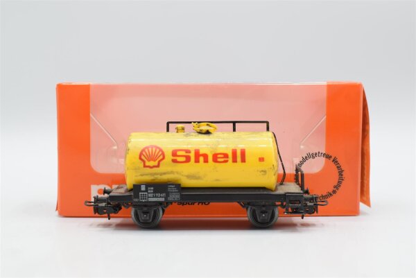 Primex H0 4579 Mineralöl-Kesselwagen SHELL  Einheitskesselwagen der DB