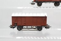 Märklin H0 Konvolut Gedeckte Güterwagen, (teilw. beleuchtet), DB