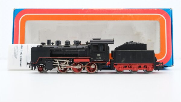 Märklin H0 3003 Schlepptenderlokomotive BR 24 der DB Wechselstrom Analog (Blau-Rote OVP)