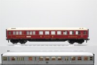 Fleischmann H0 Konvolut Personenwagen (Silberlinge, 4-achsig), Speisewagen nDSG (rot, 4-achsig), DB/DSG
