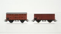 Piko/u.a. H0 Konvolut Gedeckter Güterwagen, Viehtransportwagen, DR