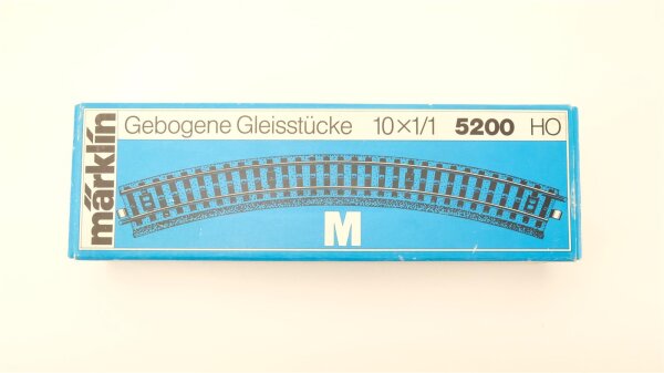 Märklin H0 5200 Gebogene Gleisstücke 10x1/1 Stk.