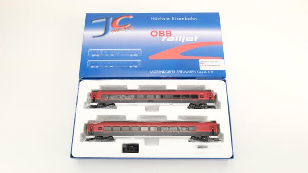 Jägerndorfer H0 10201 Personenwagen-Set Railjet Garnitur ÖBB