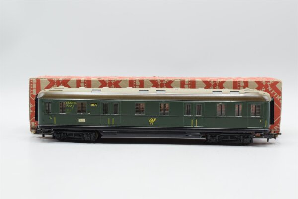 Märklin H0 346/5 Reisezugwagen Post 4ü der DB (Raute OVP)