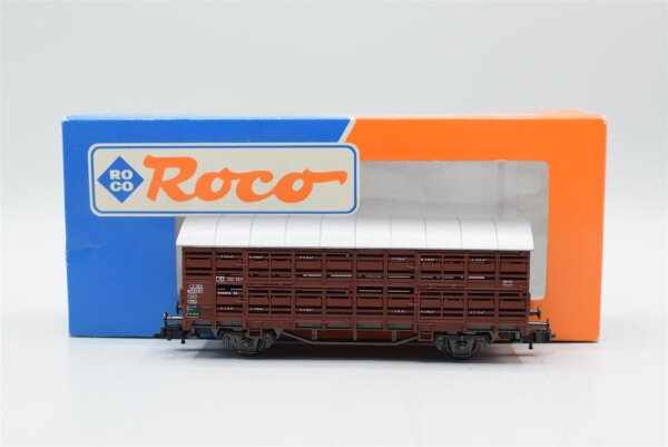 Roco H0 46035 Viehtransportwagen (332 653, RIV) DB