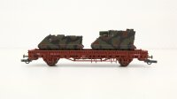 Roco H0 804 Rungenwagen (Minitanks 335 5 125-8, 2x Panzer M113)