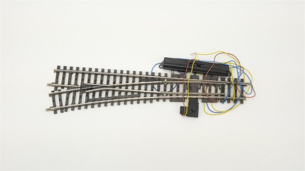 Märklin H0 2271L Schlanke Handweiche links (mit Antrieb) (gebrauchter Zustand)