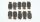 Fleischmann H0 6110 Ausgleichsstück 80-120 mm 10 Stück (Farbreste)