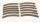 Fleischmann H0 6125 Gleis gebogen R 420 mm 36° 12 Stück (Farbreste)