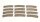 Fleischmann H0 6127 Gleis gebogen R 420 mm 18° 12 Stück (Farbreste)