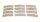 Fleischmann H0 6127 Gleis gebogen R 420 mm 18° 12 Stück (Farbreste)
