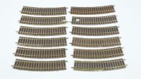 Fleischmann H0 6131 Gleis gebogen R 483,5 mm 18° 12...