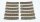 Fleischmann H0 6131 Gleis gebogen R 483,5 mm 18° 12 Stück (Farbreste)