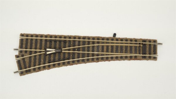 Fleischmann H0 6140 Weiche mechanisch links (Farbreste)