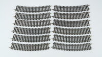 Märklin H0 2232 Gebogenes Gleis R2 Länge 3/4 =...
