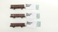 Roco H0 45957 Hochbord-Güterwagen-Set (504 2 581-9, 504 0 020-0, 504 2 524-9) ÖBB