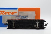 Roco H0 46100 Gedeckter Güterwagen (195 678, Braun) DB