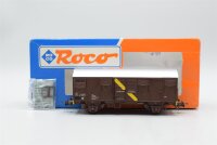 Roco H0 46413 Gedeckter Güterwagen (170 0 005-2, Gss-vx, Braun) ÖBB