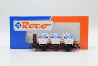 Roco H0 46528 Behältertragwagen (Südzucker, 012 200, BTs 50) DB