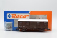 Roco H0 46412 Gedeckter Güterwagen (120 0 244-1, Gmms, Braun) ÖBB