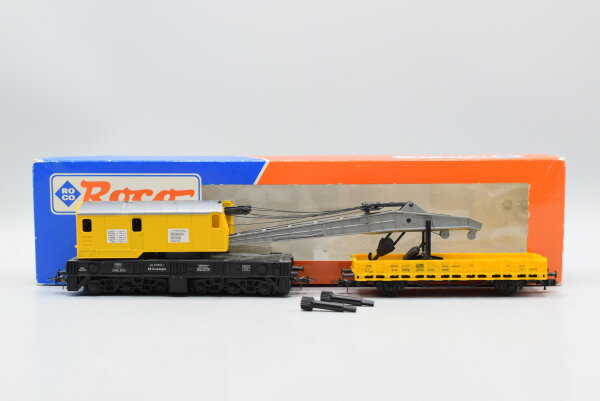 Roco H0 46331 Kranwagen mit Schutzwagen DB