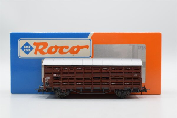 Roco H0 46035 Viehtransportwagen (332 643, RIV) DB