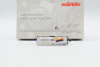 Märklin Z 80411 Güterwagen Behälter-Tragwagen (Umrechnungskurs DM-EUR - Frohe Weihnachten und ein gutes neues Jahr)