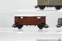 Märklin H0 Konvolut Kühlwagen (RENFE), Hochbordwagen (SNCB), Gedeckte Güterwagen (SBB-CFF, FS)