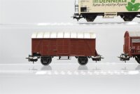 Märklin H0 Konvolut Kühlwagen (Dennerle), Gedeckte Güterwagen, DB