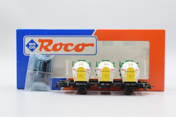 Roco H0 46526 Behältertragewagen (Knorr)  DB