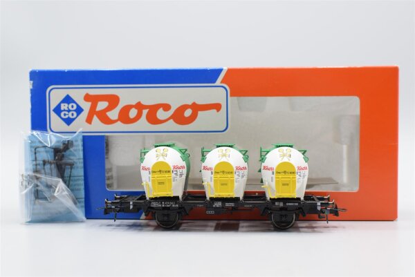 Roco H0 46526 Behältertragewagen (Knorr)  DB