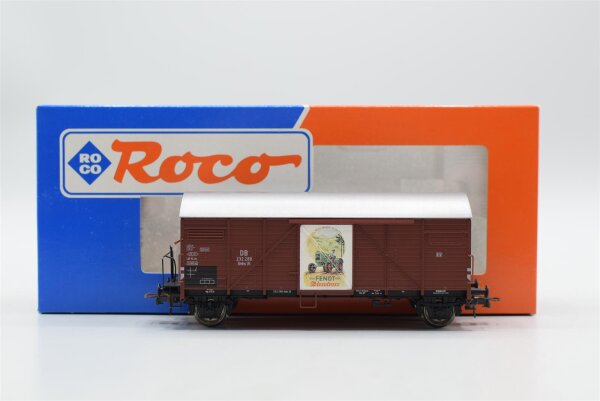 Roco H0 47345 Gedeckter Güterwagen (Fendt Dieselross) DB