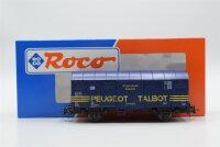 Roco H0 46753 Gedeckter Güterwagen (Peugeot Talbot) DB