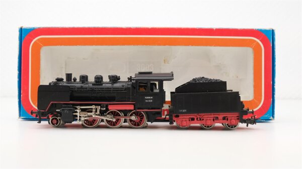 Märklin H0 3003 Schlepptenderlokomotive BR 24 der DB Wechselstrom Digitalisiert (Blau-Rote OVP)