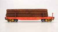 Aristo-Craft G 46333 Flachwagen mit Holzladung "Teddy Bear Railroad"