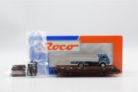 Roco H0 46483 Rungenwagen mit Pritschenwagen ÖBB