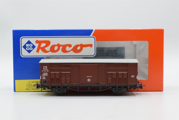 Roco H0 46000.1 ged. Güterwagen mit Spitzdach FS