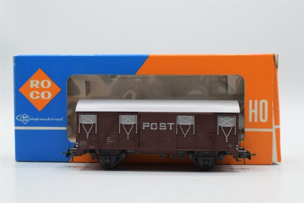 Roco H0 4373 ged. Güterwagen "Post" NS