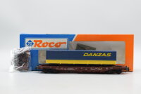 Roco H0 46352 Taschenwagen mit Sattelauflieger "Danzas" FS