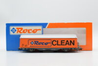 Roco H0 44340A Schienenreinigungswagen (Roco Clean, Orange) SBB/CFF (EVP)