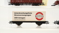 Roco H0 Konvolut Rungenwagen/ Niederbordwagen/ Kesselwagen/ Containertragwagen DB