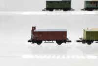 Arnold N Konvolut ged. Güterwagen/ Güterzugbegleitwagen/ Bauzugwagen/ Schiebedachwagen DB