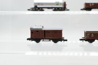 Arnold/u.a. N Konvolut Güterzugbegleitwagen/ Niederbordwagen/ Hochbordwagen/ Kesselwagen DB