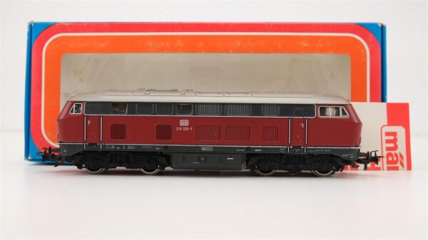 Märklin H0 3075 Diesellokomotive BR 216 der DB Wechselstrom Digitalisiert mfx (Blau-Rote OVP)