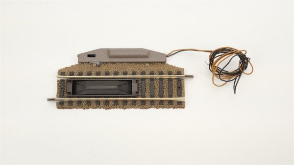 Fleischmann H0 6114 Entkupplungsgleis elektrisch 100 mm, mit Kabel (Farbreste)