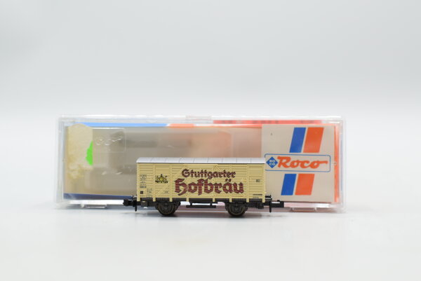 Roco N 25053 Gedeckter Güterwagen Stuttgarter Hofbräu G 10 DB