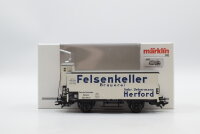 Märklin H0 46806 Kühlwagen (Felsenkeller) mit Bremserhaus  Gk der DRG