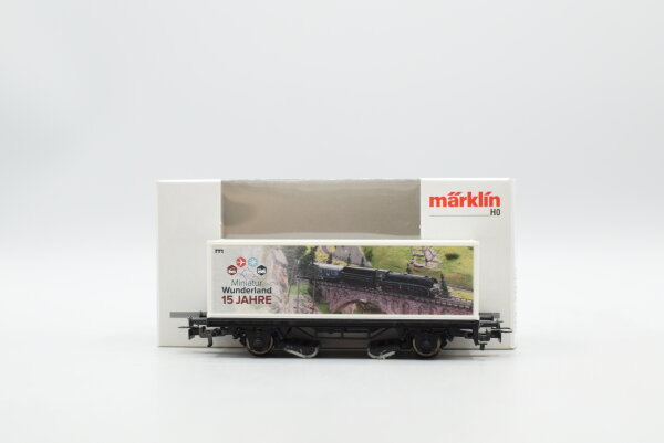 Märklin H0 94480 Behälter-Tragwagen (Containerwagen 15 Jahre Miniatur Wunderland) BT 30