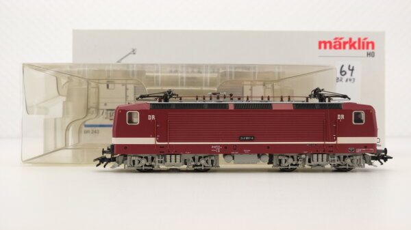 Märklin H0 3443 Elektrische Lokomotive BR 243 der DR (DDR) Wechselstrom Digitalisiert (Weiße OVP)